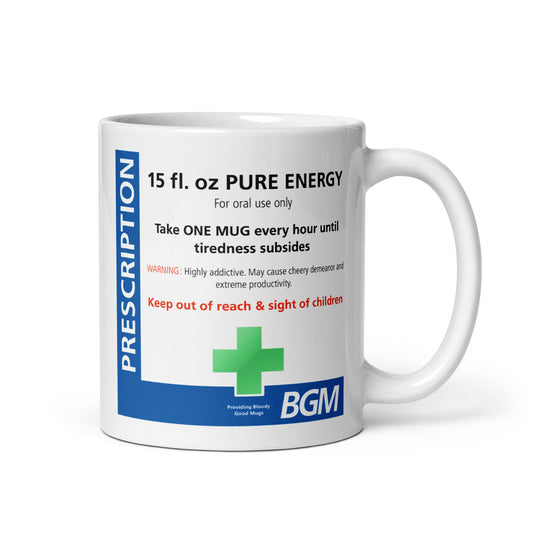 "Caffeine Prescription" Mug