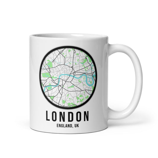"London Street Map" Mug