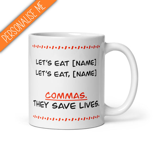 "Let's Eat" Personalised Mug