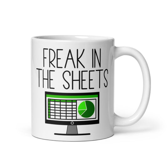 "Freak In The Sheets" Mug